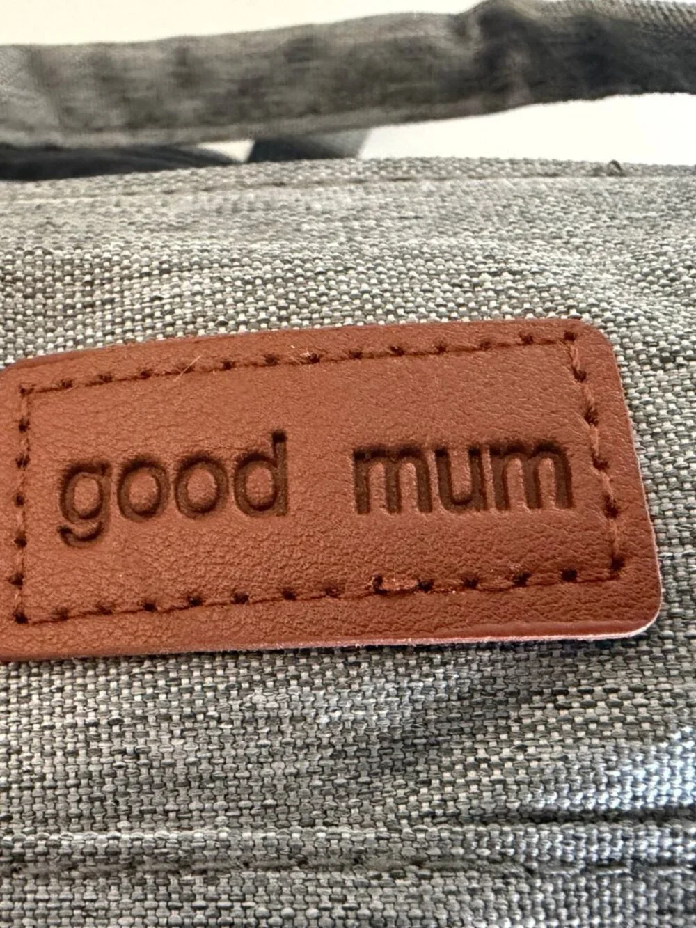 Good Mum Quilted Diaper Bag/Backpack
